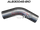 (Pack 10) 3in (76.2mm) 45deg Aluminised Mandrel Bend