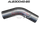 (Pack 5) 3in (76.2mm) 45deg Aluminised Mandrel Bend