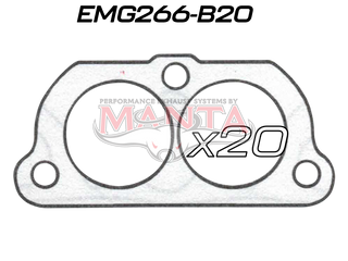 (Pack 20) Genie Toyota/Commodore VL V8 3 Bolt, 2 Port Secondary Gasket