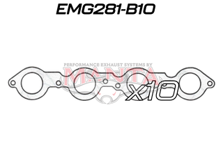 (Pack 10) VT - VF 5.7, 6.0, 6.2L Commodore DSF Header Gasket