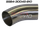(Pack 10) 3in (76.2mm) 45deg Std Leg 409g Stainless Mandrel Bend