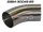(Pack 5) 3in (76.2mm) 45deg Std Leg 409g Stainless Mandrel Bend