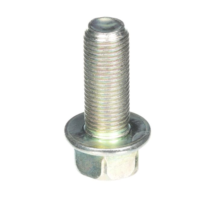 M10 x 1.25 x 35mm Clear Zinc Bolt & Flanged Nut - Max Torque 30.6 Nm