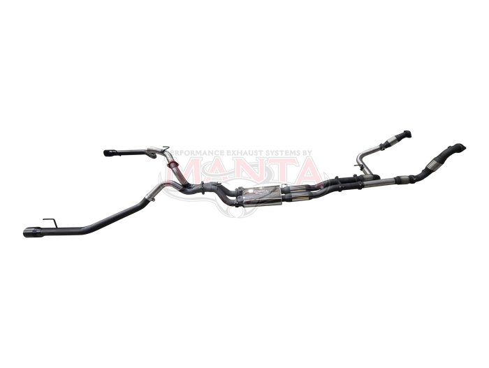 Ford Next Gen Ranger Raptor V6 Twin 3in Turbo Back Exhaust with Hi-Flow Cats and Bimodal Integration