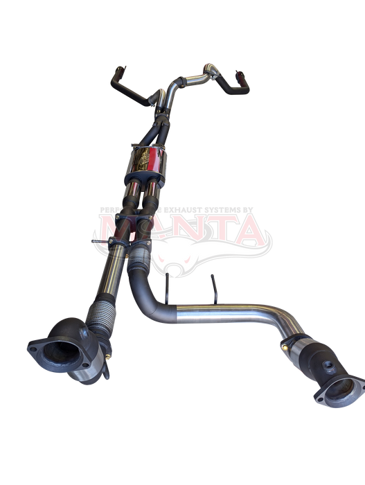 Ford Next Gen Ranger Raptor V6 Twin 3in Turbo Back Exhaust with Hi-Flow Cats and Bimodal Integration