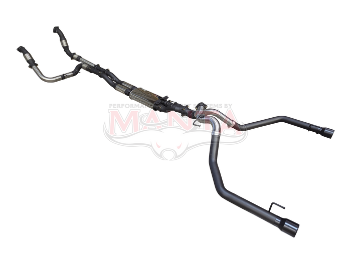 Ford Next Gen Ranger Raptor V6 Twin 3in Turbo Back Exhaust with Hi-Flow Cats and Bimodal Integration