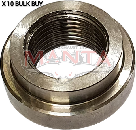 O2 Sensor Nut 18mm X 1.5 Stainless Steel, Pack of 10