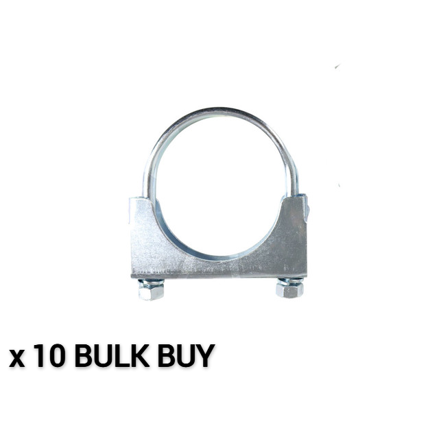 Heavy Duty U-Bolt Clamp - 1 1/8in, Pack of 10