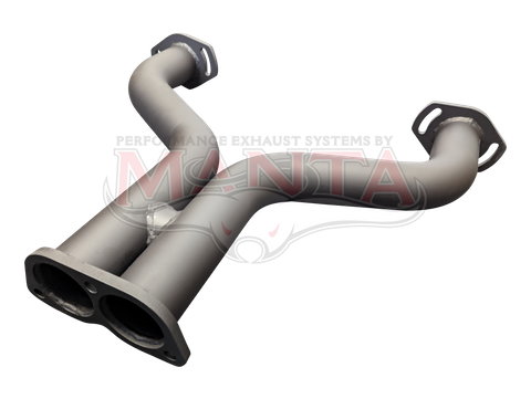 BA BF FG V8 2 1/2in Dual Y-Pipe With H-Pipe