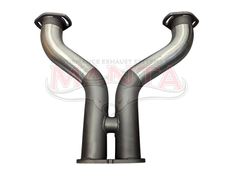 Ford Falcon BA, BF, FG V8 3in Dual Cat Back Connecting Pipe, With H-Pipe