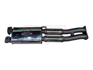 Ford Raptor 3.0L Twin Turbo V6, 3in Dual Muffler Assembly Incl Factory Bi-Modal Functions