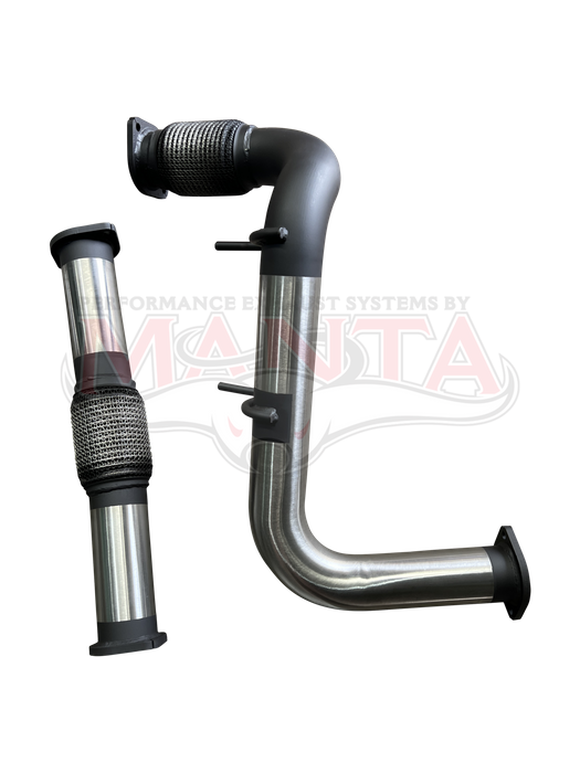 Ford Raptor 3.0L Twin Turbo V6, 3in Dual Y-Section Con Pipes From Dump Pipe Assemblies