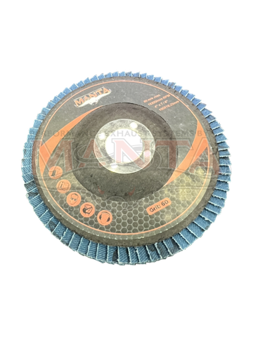ABRASIVE FLAP DISC 100x16 bore-60grit