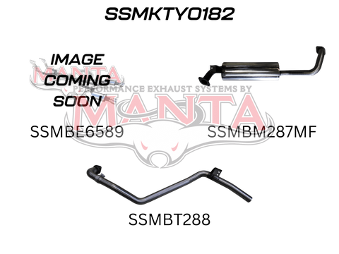 Toyota Landcruiser HZJ80 4.2L Diesel Manifold Back 2.5in Exhaust System