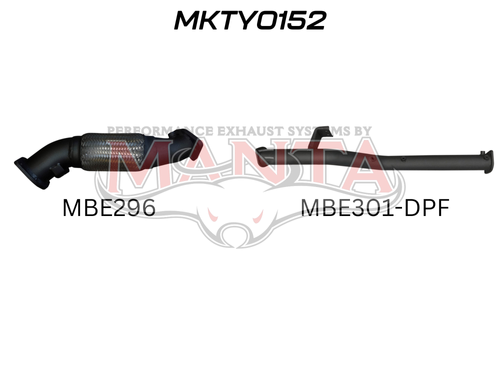 USE MKTY0296: VDJ79, VDJ76 V8 4.5L, 3in DPF Replacement Without Cat