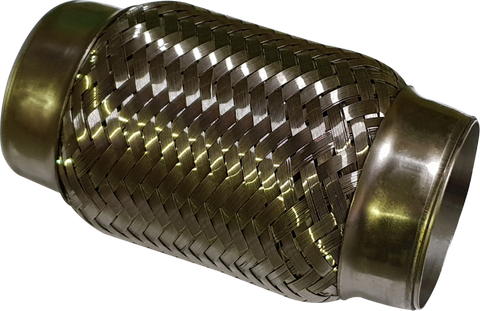 2 1/2in ID x 152mm (6in) Stainless Steel Flex Bellow Double Braided