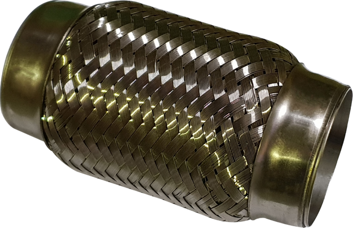 2 1/2in ID x 152mm (6in) Stainless Steel Flex Bellow Double Braided