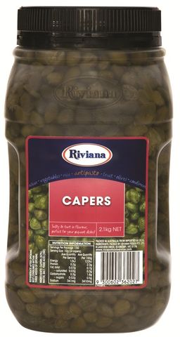 Capers 2.1kg Jar "Riviana"