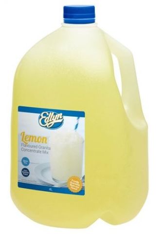 Granita Syrup Lemon 4Lt "Edlyn"