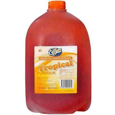 Granita Syrup Tropical 4Lt "Edlyn"