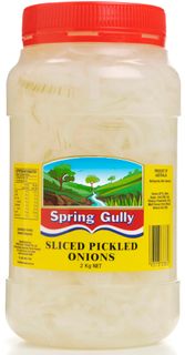 Onions Sliced Pickled 2kg Jar "Spr Gully