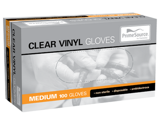 Gloves Vinyl Medium Powder Free 100