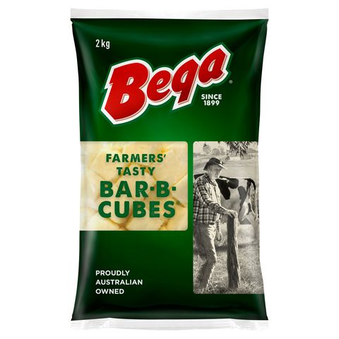 Cheese Cubes BBQ Tasty "Bega" 2kg