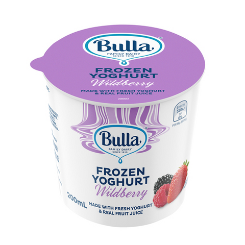 Yoghurt Cups Froz Wildberry "Bulla"200ml