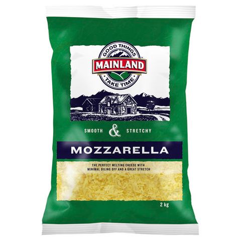 Cheese Shredded Mozzarella 2kg "Mainland