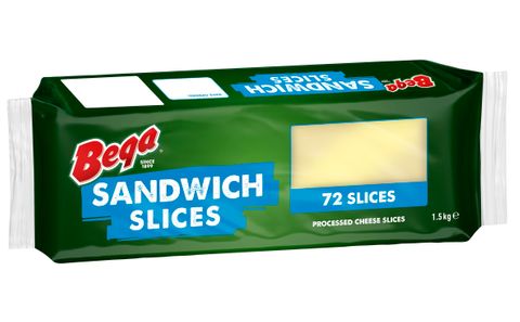 Cheese Slices 72 Processed Sandwich Bega