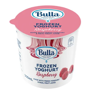 Yoghurt Cups Froz Raspberry"Bulla"200ml