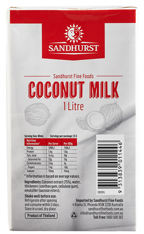 Coconut Milk 1Lt Tetrapack