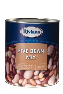 Beans 5 Bean Mix "Riviana" A10 tin