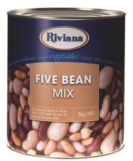 Beans 5 Bean Mix "Riviana" A10 tin