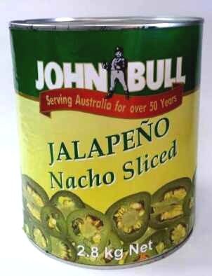 Jalapeno Peppers Sliced 2.8kg tin
