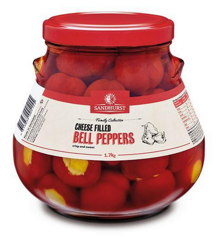 Bell Peppers Cheese Filled 1.55kg Sandhu