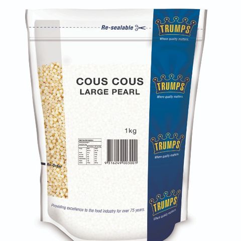 Cous Cous LARGE PEARL "Trumps" 1kg