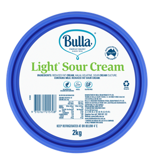 Sour Cream Light 2kg "Bulla"