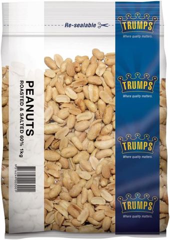 Peanuts Roasted & Salted Whole "Trumps"