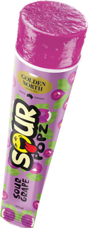 Sour Popz Grape 24x110ml "Golden North"