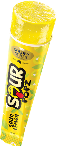 Sour Popz Lemon 24x110ml "Golden North"