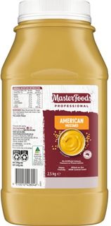 Mustard American "Masterfoods" 2.5kg