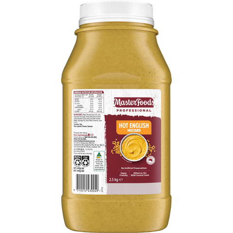 Mustard Hot English "Masterfoods" 2.5kg