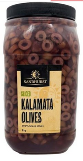 Olives SLICED Kalamata 2kg Jar