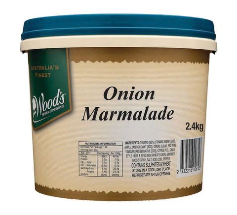 Onion Marmalade (Relish) 2.4kg "Woods"