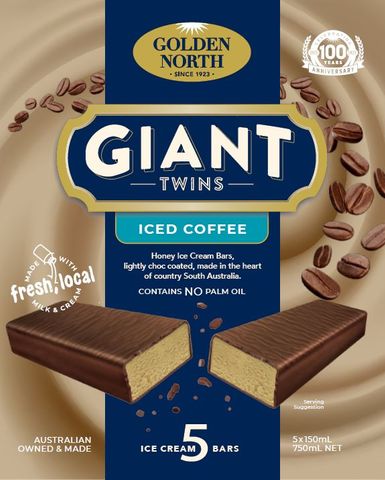 Giant Twins 5 Pack Iced Coffee "GN"5x150