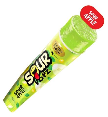 Sour Popz Apple 24x110ml "Golden North"