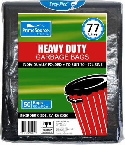 Garbage BAGS HeavyDuty 70-77 Lt "MPM"