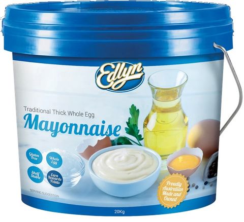 Mayonnaise Whole Egg "Edlyn" 20kg