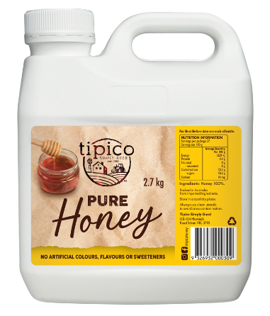 Honey Pure 2.7kg Jerry Can "Tipico"